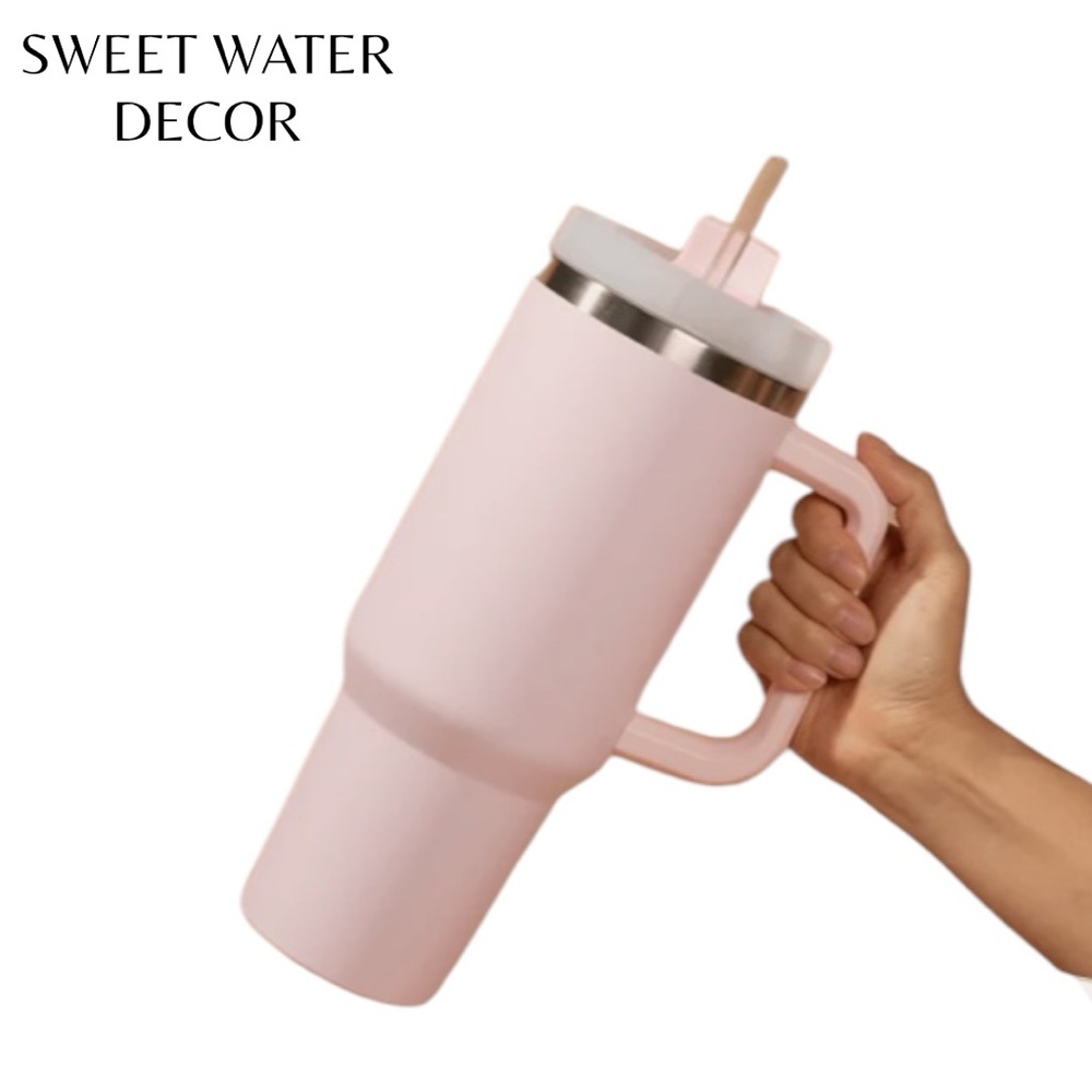 NWT Sweet Water Decor 40 oz Pink Tumbler